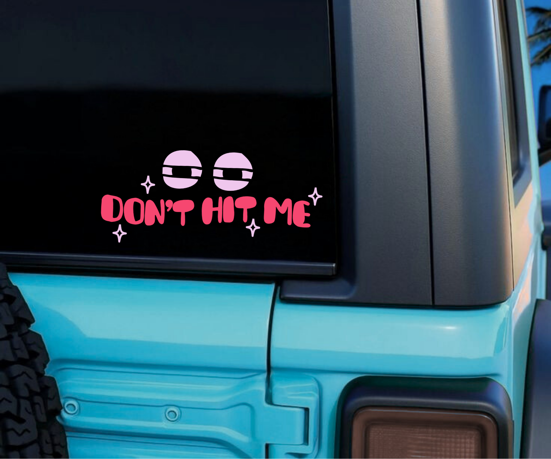 Don’t Hit Me | Funny Vinyl Car Decal
