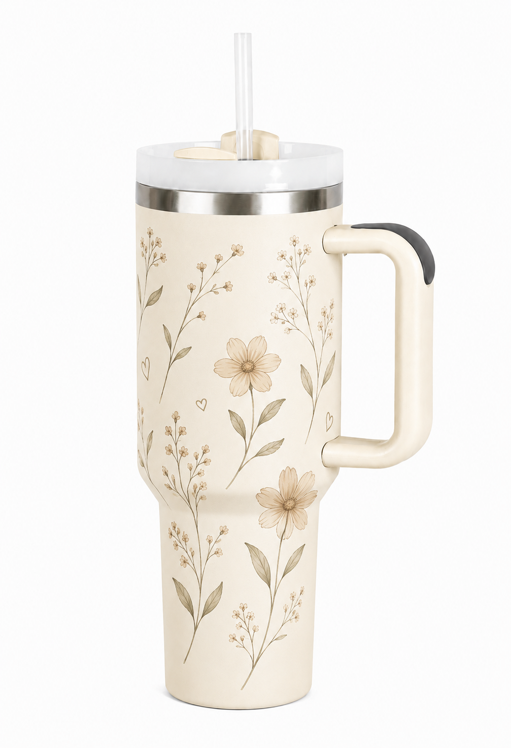 Custom 40oz Tumbler — Cream